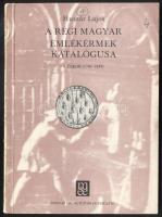 1981. Huszár Lajos: A Régi Magyar Emlékérmek Katalógusa (5. Újkor) 1740-1849., MÉE kiadás