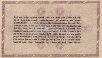 1946. 100.000AP + 500.000AP eltolódott nyomattal T:I-,II