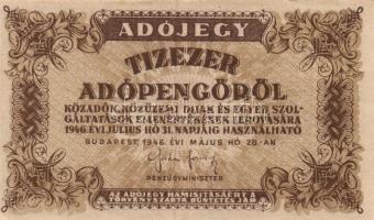 1946. 10.000AP + 50.000AP + 100.000AP + 500.000AP + 1.000.000AP + 10.000.000AP T:I-,II,III