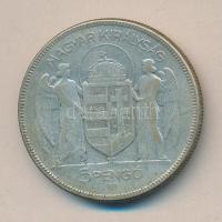 1930. 5P Ag "Horthy-jobbra" T:3