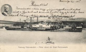 Újvidék Pétervárad, steamship, Franz Joseph