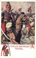 'Red devils attack' Hungarian hussars s: K.A. Wilke