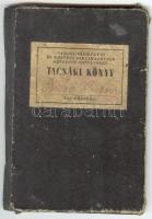 1945 VAOSZ tagsági könyv tagsági bélyegekkel