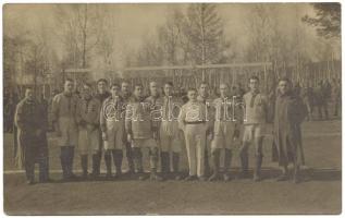 1918 Arad megyei futballcsapat, fotólap aláírásokkal