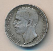 Olaszország 1927R 10L Ag T:2- Italy 1927R 10 Lire Ag C:VF