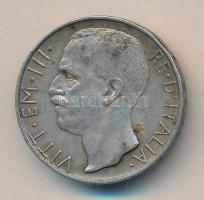 Olaszország 1928R 10L Ag T:2- Italy 1928R 10 Lire Ag C:VF