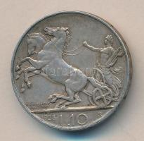 Olaszország 1928R 10L Ag T:2-
Italy 1928R 10 Lire Ag C:VF