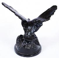 Turul, spiáter, jelzés nélkül, m:18 cm, h:14 cm