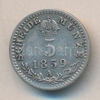 Ausztria 1859A 5Kr Ag "Ferenc József" T:2-,3
Austria 1859A 5 Kreuzer Ag "Franz Joseph...