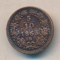 Ausztria/Magyar verdejel 1863B 5/10Kr T:2-,3