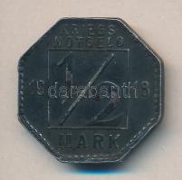 Német Birodalom/Hechingen/I.V.H. 1918. 1/2M T:2- Germany / Empire Hechingen / WWI 1918. 1/2 Mark C:VF
