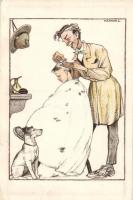 Scout haircut, s: Márton L. (fa)