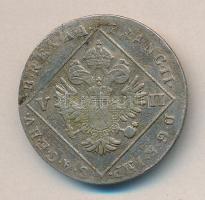 Ausztria/magyar verdejel 1802G 7Kr Ag "I.Ferenc" T:3