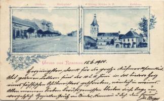 Barcarozsnyó with Schweitzer's shop