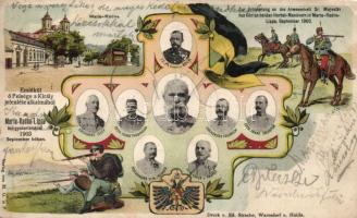 Máriaradna-Lippa K.u.K. military propaganda, field practice (wet damage)