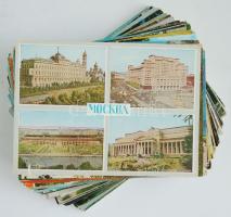 75 db modern, külföldi városképes lap, és egy képeslapfüzet / 75 pieces modern foreign postcards and a postcard booklet