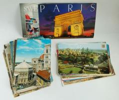 70 db modern, külföldi városképes lap / 70 pieces modern, foreign postcards