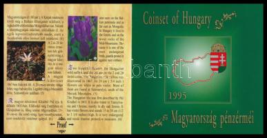 1995. 10f-100Ft 10klf db + 200Ft Ag "Deák" szettben T:PP