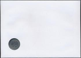 1961 2Ft "Erdők, mezők madarai" érmés bélyeges boríték alkalmi bélyegzővel, bélyegpárral T...