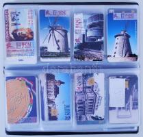 1992-2004 182 db (112 klf) magyar telefonkártya gyűjtemény 3 db tartóban