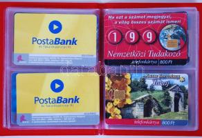 1992-2004 182 db (112 klf) magyar telefonkártya gyűjtemény 3 db tartóban