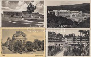 10 db régi, magyar városképes lap / 10 pieces Hungarian postcards