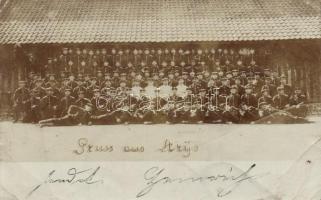 Military group photo, Strijs (?)