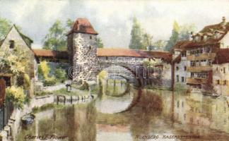 Nürnberg Kasemattentor, Raphael Tuck Oilette s: Charles E. Flower