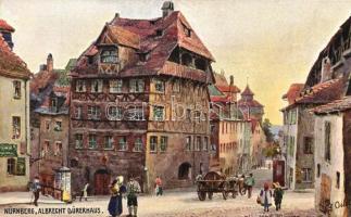 Nürnberg Albrecht Dürerhaus, Raphael Tuck Oilette s: Charles E. Flower