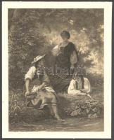 Cca 1860 2 db német metszett, 20×16 cm(2×)