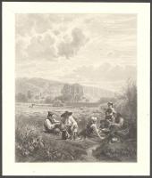 Cca 1860 2 db német metszett, 20×16 cm(2×)