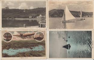 8 db régi balatoni képeslap