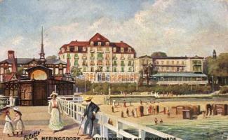 Heringsdorf spa, Raphael Tuck Oilette s: N. Beraud