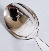 Ezüstözött alpakka gyermek étkészlet, villa és kanál, jelzett, eredeti dobozában