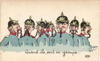 WWI Anti German propaganda