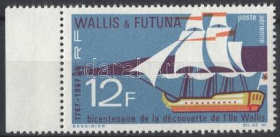 Wallis sziget felfedezése ívszéli, Discovery of Wallis Island margin
