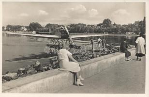 Siófok hidroplán a mólónál