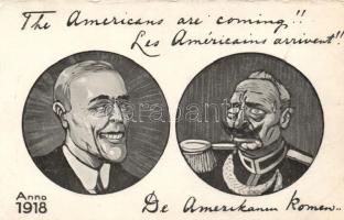 Anti-German propaganda, 'the Americans are coming', Roosevelt, Wilhelm II