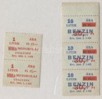 1968. Benzin utalvány 10L (3x) + Motorolaj utalvány 1L (2x)
