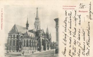 1899 Budapest I. Mátyás templom, Divald