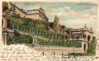 Budapest I. Királyi Várpalota Geiger litho