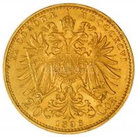Ausztria 1896. 20K Au "Ferenc József" (6.78g/0.900) T:2
Austria 1896. 20 Kronen Au "F...