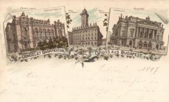 1897 Budapest litho