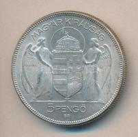 1930. 5P Ag "Horthy-jobbra" T:2