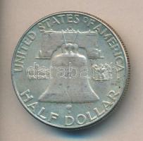 Amerikai Egyesült Államok 1963. 1/2$ Ag "Franklin" T:2-
USA 1963. 1/2 Dollar Ag "Fran...