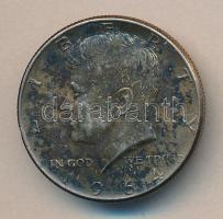 Amerikai Egyesült Államok 1964. 1/2$ Ag "Kennedy" T:2 patina USA 1964. 1/2 Dollar Ag "Kennedy" C:XF patina