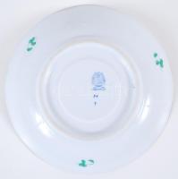 5 személyes kézzel festett és aranyozott, sorszámozott, Fleurs de Indes vertes-mintás, jelzett Heren...