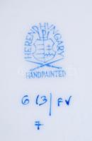 5 személyes kézzel festett és aranyozott, sorszámozott, Fleurs de Indes vertes-mintás, jelzett Heren...