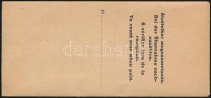 Magyar Általános Hitelbank használatlan pénzérme kötegelő, korona, fillér érmékhez