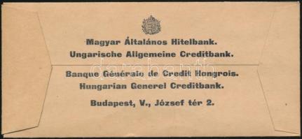 Magyar Általános Hitelbank használatlan pénzérme kötegelő, korona, fillér érmékhez